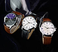 Мужские наручные часы Yazole классические часы Salex Чоловічий наручний годинник Yazole класичний годиник