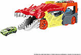Автовоз Хот Вілс Дракон з машинкою Hot Wheels Toy Car Track Set City Dragon Launch Transporter GTK42, фото 3