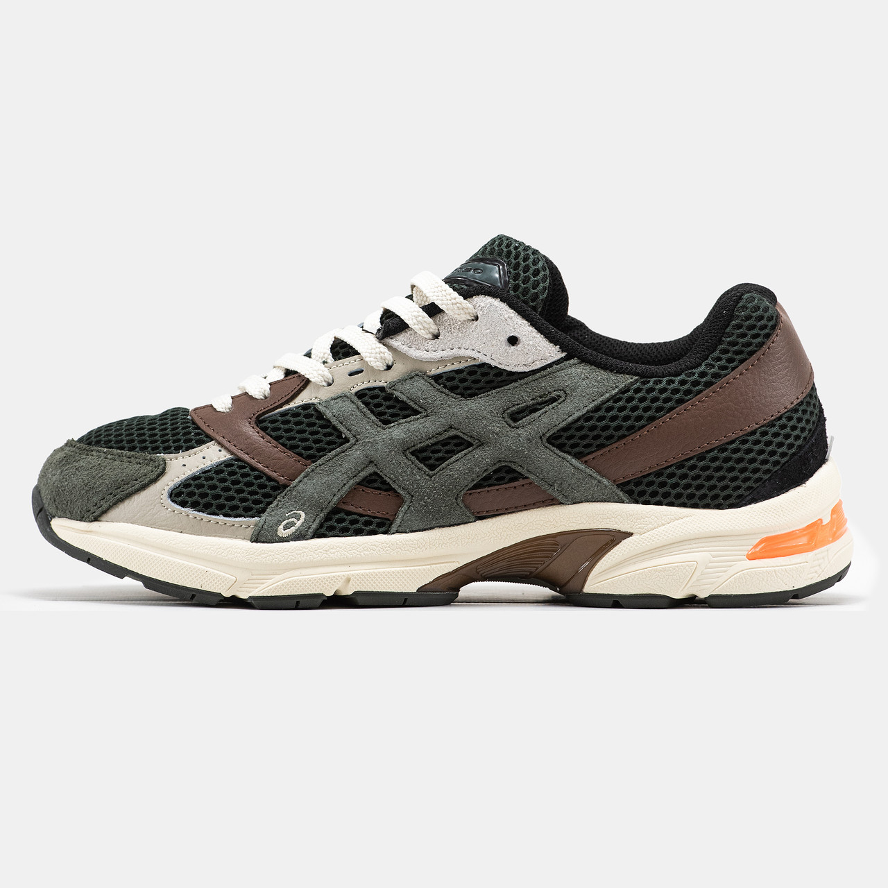 Кросівки чоловічі хакі Asics Gel-1130 Khaki Brown Beige (14608), фото 1