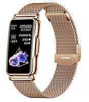 Наручные часы смарт умные часы женские фитнес-браслет X80 Gold Salex Наручний годинник смарт розумний годинник