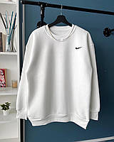 Світшот чоловічий білий светр найк для чоловіка N2 - white Salex
