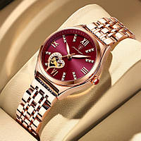 Женские наручные часы классические золотые для женщин Poedagar Present Salex Жіночий наручний годинник