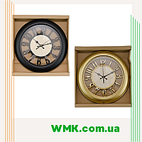 Годинники 32 см настінні круглі стильні однотонні в офіс кабінет клініка салон краси