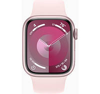 Смарт-часы Apple Watch Series 9 GPS 41mm Pink Aluminium Case with Light Pink Sport Band - M/L (MR943)