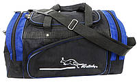 Спортивная сумка Wallaby черный с синим, 25 л Salex Спортивна сумка Wallaby чорний із синім, 25 л