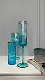 Склянка Olens “Блакитна Геометрія” 225мл, OLGS1007-1, фото 2