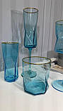 Склянка Olens “Блакитна Геометрія” 225мл, OLGS1007-1, фото 3