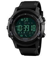 Чоловічий Смарт годинник чорний Smart Skmei Dynamic 1321 Salex