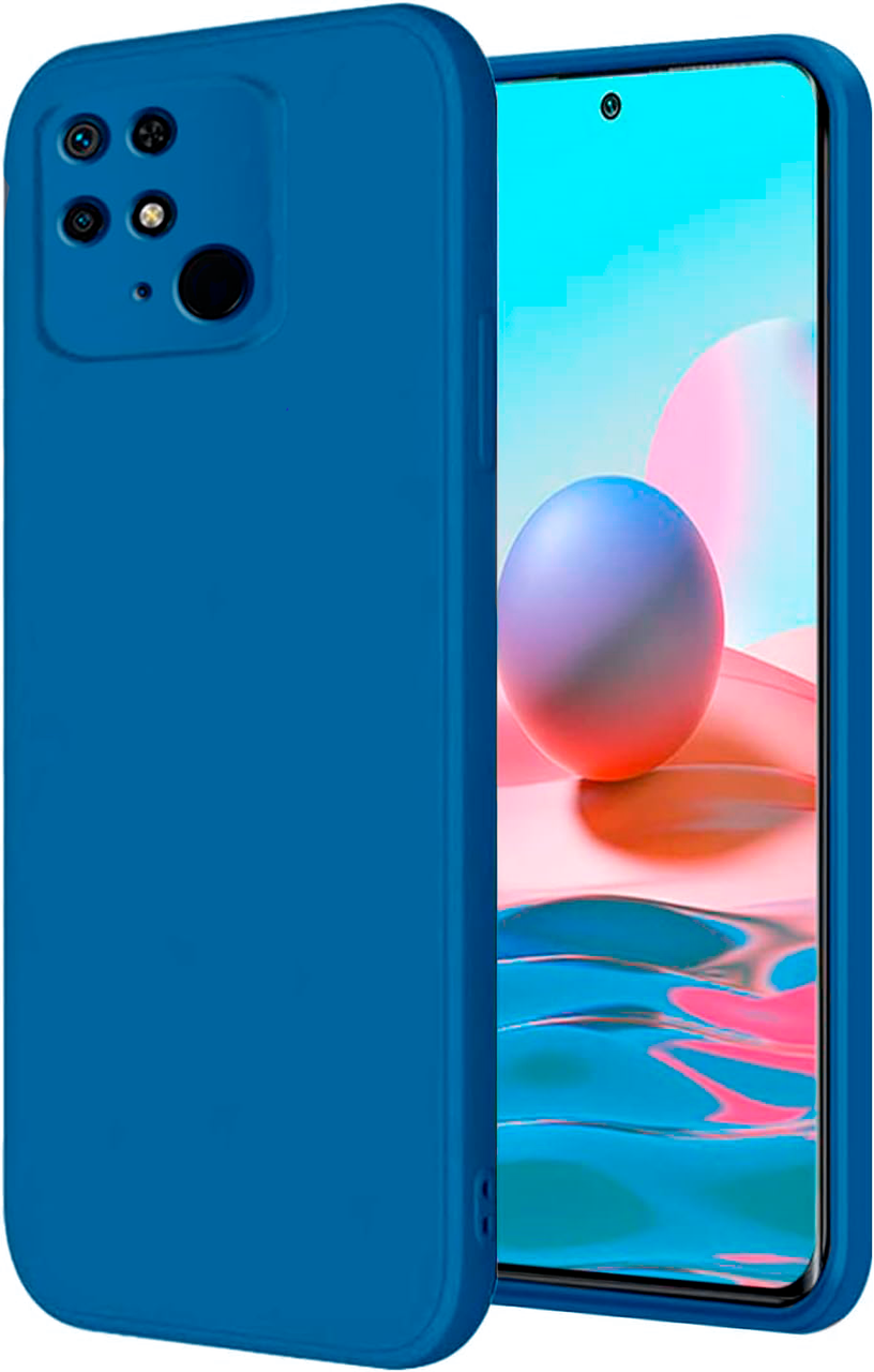 Чохол силіконовий SLIM для Xiaomi Redmi 10C Blue Cobalt