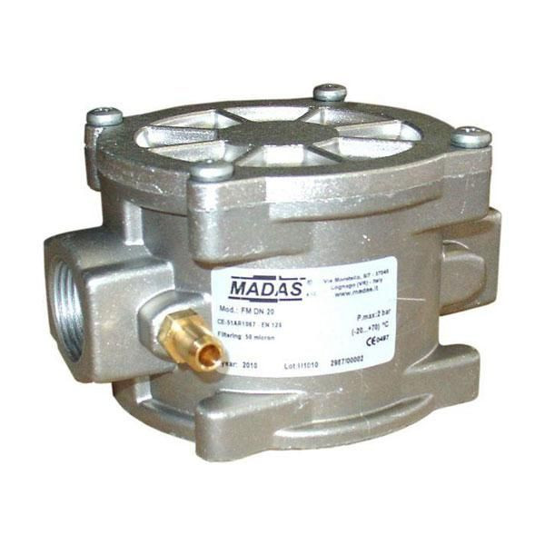 Фільтр газовий MADAS FM DN20 (2bar, Труб 3/4", 120x72)