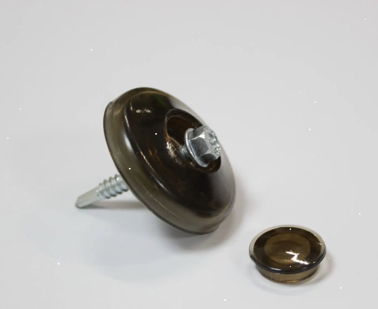 Термошайба Makrolon для кріплення полікарбонату 41 мм Бронза (25шт) daymart