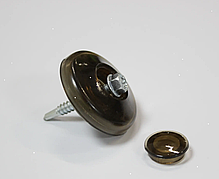 Термошайба Makrolon для кріплення полікарбонату 41 мм Бронза (25шт) daymart