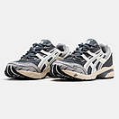 Кросівки чоловічі сірі Asics Gel-1090 Grey Beige White (14697), фото 3