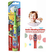 Електрична дитяча зубна щітка на батарейках Colgate Pokemon покемон