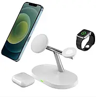 Бездротова зарядка XS-Q15W QI док-станція для iPhone Watch AirPods для айфона годинника навушників