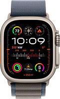 Смарт-годинник Apple Watch Ultra 2 GPS + Cellular, 49mm Titanium Case with Blue Alpine Loop – Medium (MREP3)