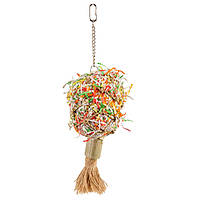 Игрушка для попугаев букет Flamingo Papyr Parakeet Toy Bouquet 10x11x41 см Flamingo (5400585045185) (bbx)