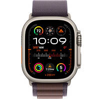 Смарт-годинник Apple Watch Ultra 2 GPS + Cellular, 49mm Titanium Case with Blue Alpine Loop –  Large (MREQ3)