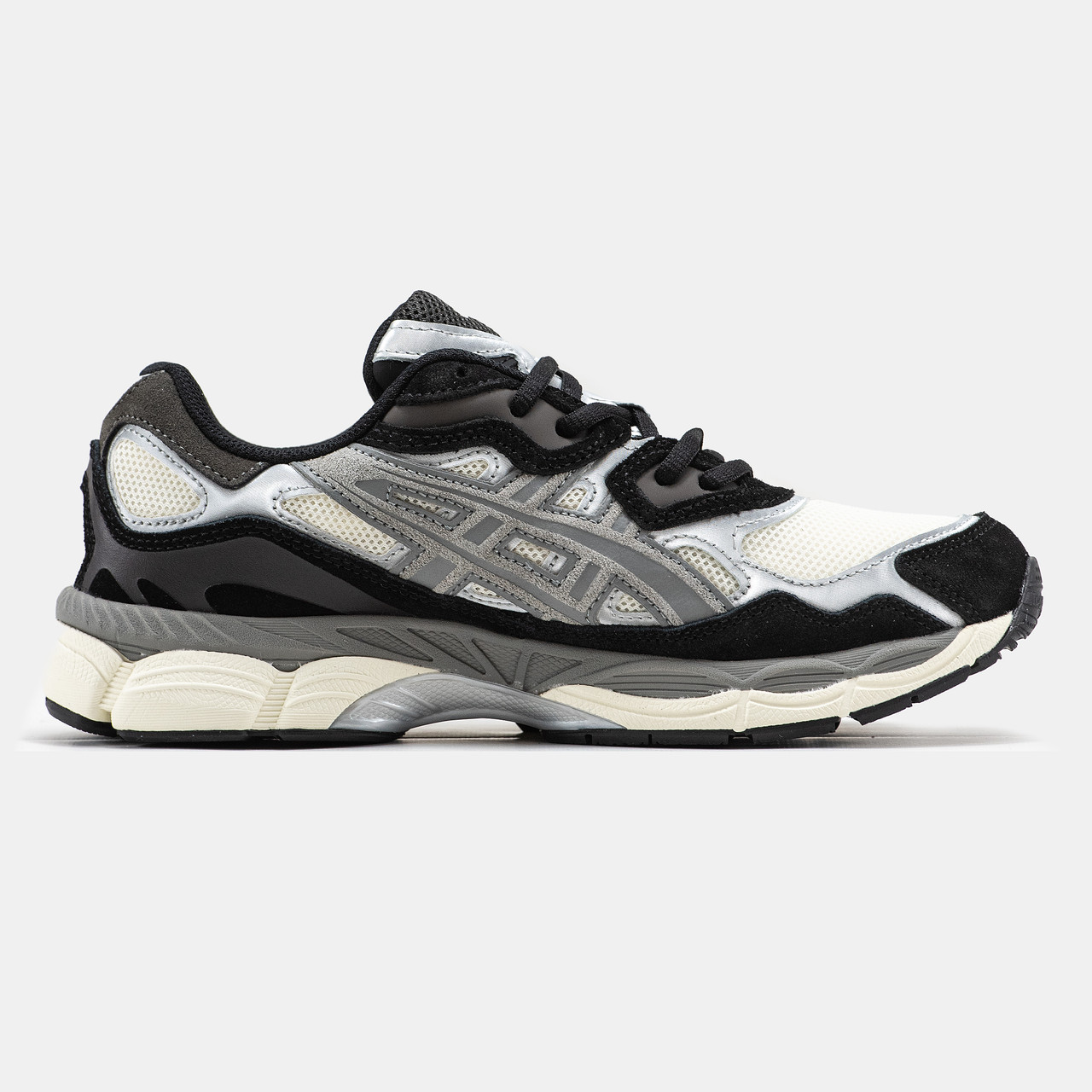 Кроссовки мужские черно-белые Asics Gel-NYC 1090 White Black Grey ...