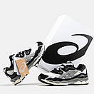 Кросівки чоловічі чорно-білі Asics Gel-NYC 1090 White Black Grey (14689), фото 7