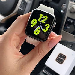 Смарт-годинник Smart Apple Watch чоловічі жіночі спортивні фітнес смарт годинник білий