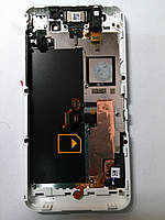 Дисплей (екран) BlackBerry Z10 4G, STL100-2, STL100-3, STL100-4 білий із сенсором і рамкою original.