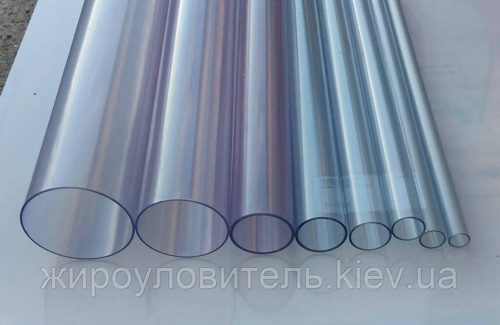 Труба ПВХ прозора PVC-GLAS D90 мм PN4-10 1-8-mm-uk