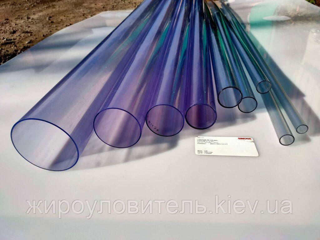 ПВХ- труба прозора PVC-GLAS D50 мм. PN10-16 2-4-mm-uk