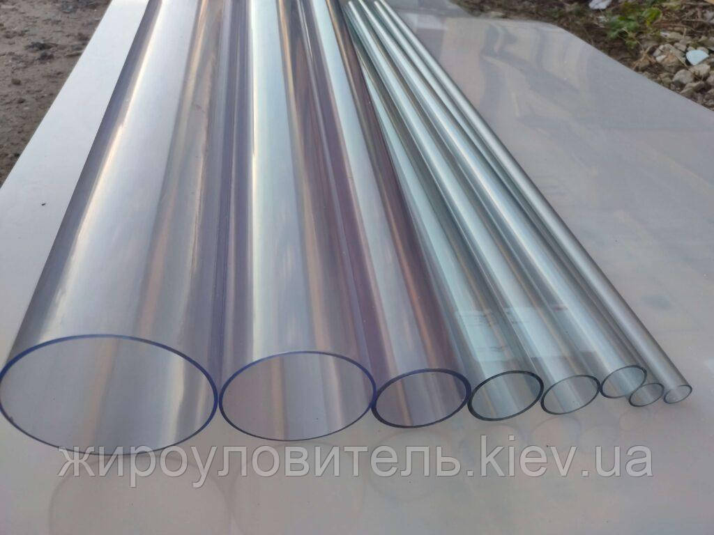 ПВХ- труба прозора PVC-GLAS D32 мм. PN12-16 1-8-mm-uk