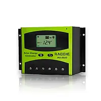 Контроллер заряда солнечной панели Raggie RG-502D, 12V/24V 40A. Оригинальный Solar charge controller 733