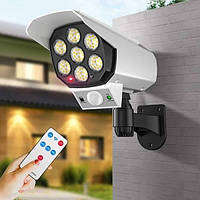 Вуличний ліхтар у формі камери Solar Light BL JLP 2178 з пультом керування на сонячній батареї прожектор