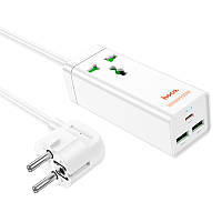 Подовжувач HOCO Talent desktop charger AC9A <unk> 2USB/Type-C, PD/QC, 30W/10A<unk>