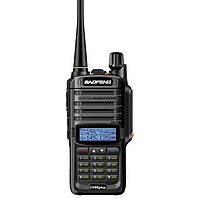 Бездротова рація Baofeng UV-9R Plus 8W, корпус пластмасс, частота VHF:136-174+UHF:400-470Mhz, Black, Box