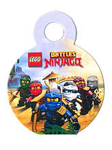 Медаль Лего Ниндзяго на стрічці діаметр 74 мм
