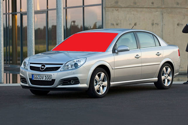 Скло лобове Opel Vectra C після 2002 р. (пр.о AGC Завод) ГС 102473 (запорошення 650 грн), фото 2