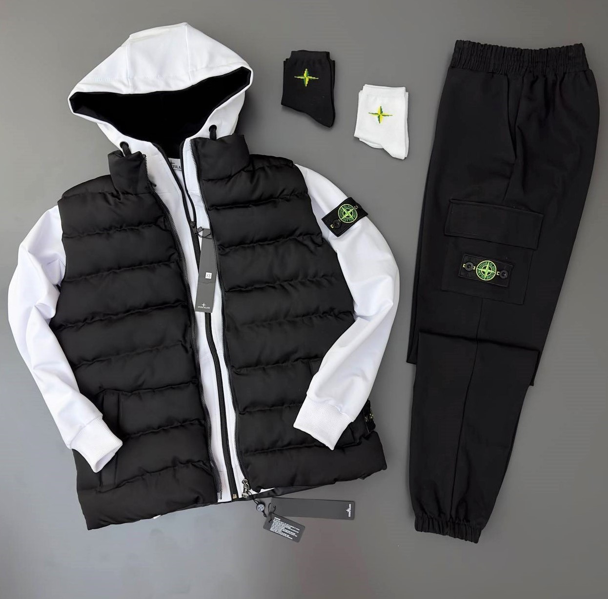 Спортивный костюм мужской Stone Island весна осень комплект мужской ...