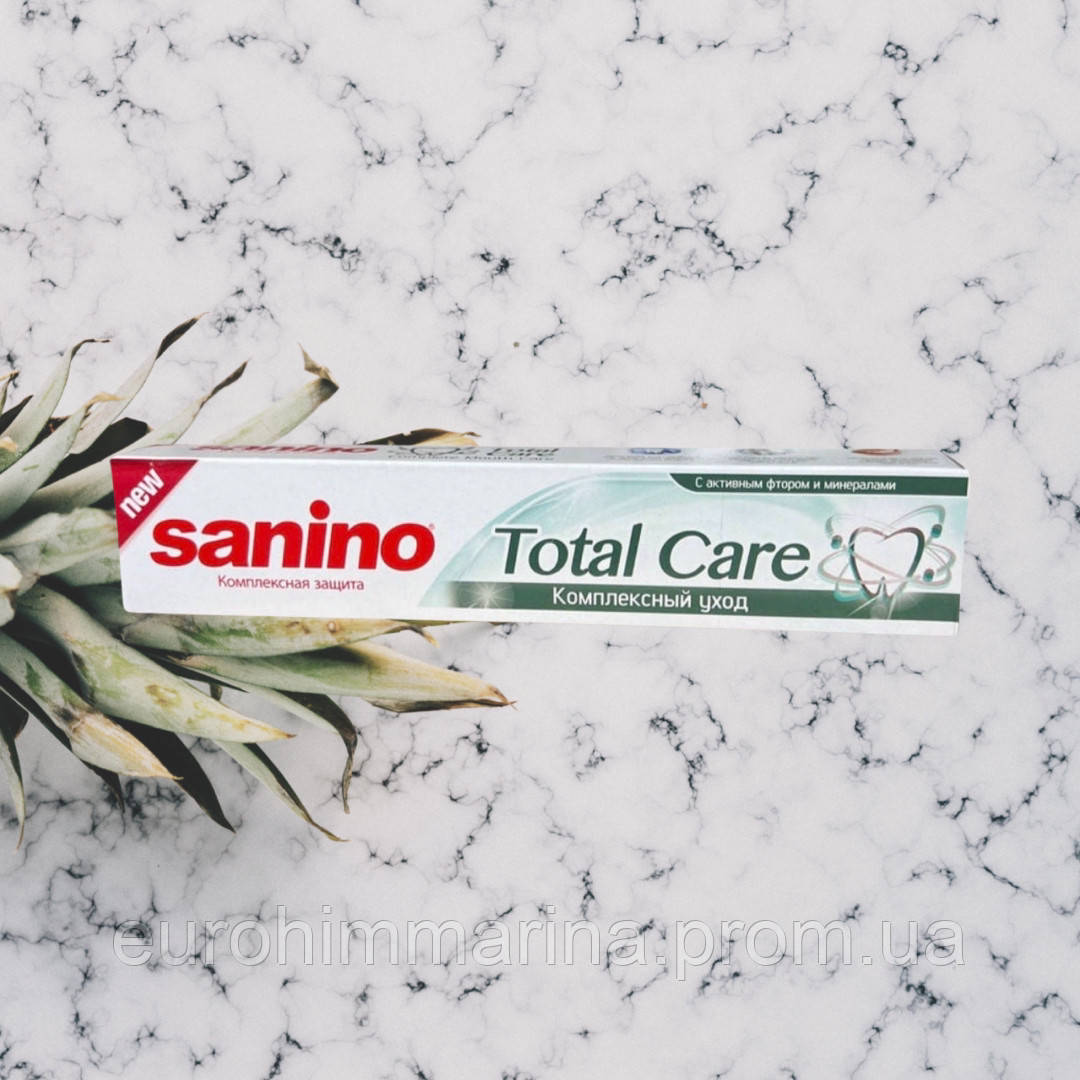 Зубна паста "Комплексний догляд" Sanino Total Care 100ml (50 мл, 100 мл)