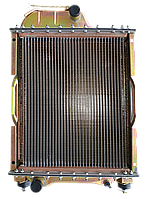 Радиатор водяной МТЗ 80 медный (4-х рядный) +крышка +амортизатор х 2шт без покраски АТП 70У-1301010 Предоплата