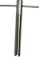 Буравчик (вкрутиш) титановий для кріплення зимового намету - Довжина 16 см (Ø18 мм)