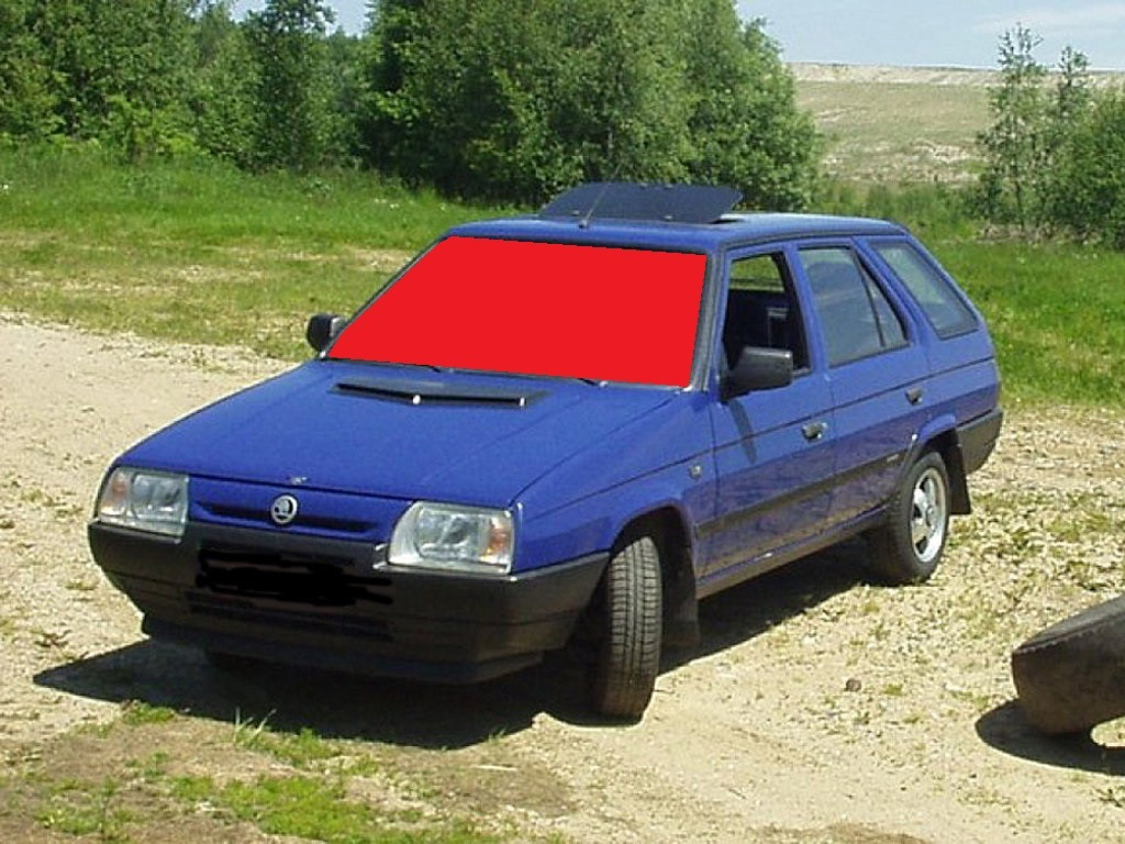 Скло лобове Skoda Felicia, favorit, forman універсал 1995р. пшт (пр-во SAFE GLASS Україна) ГС 102252