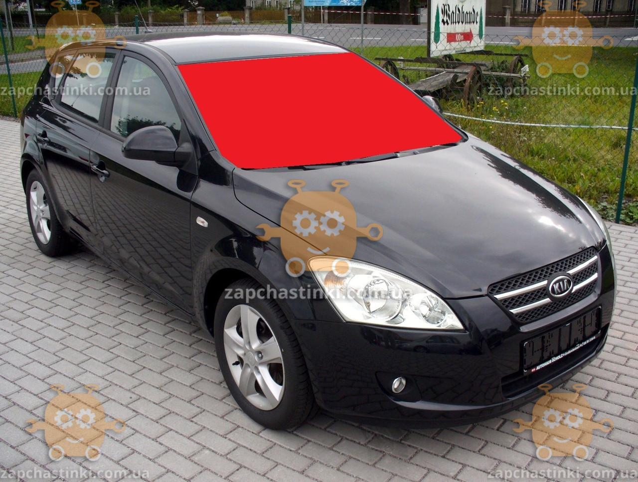 Скло лобове KIA cee'd 5D 2006-12г. МПЗ, VIN (1423*1012) (пр-во SAFE GLASS Україна) ГС 98230 (передоплата 300