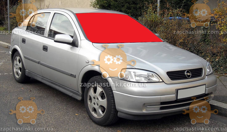 Стекло лобовое Opel Astra G ПШТ, МПЗ (пр-во SAFE GLASS Украина) ГС 97727 (предоплата 250 грн), фото 2