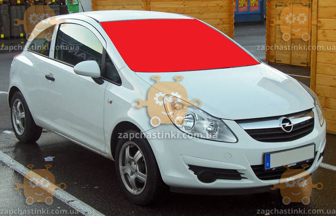 Скло лобове Opel Corsa D 2006-14г. МПЗ, VIN (пр-во SAFE GLASS Україна) ГС 99990 (передоплата 300 грн), фото 2