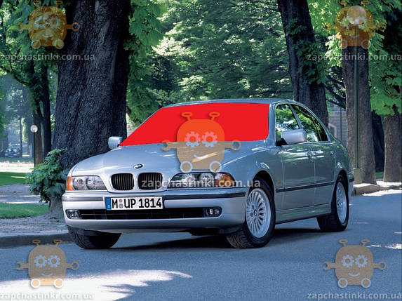 Скло лобове BMW 5 SERIES 39 1995-2002р. місце під дзеркало (1445*) (пр-во SAFE GLASS) ГС 98369 (передоплата, фото 2