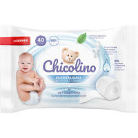 Туалетная бумага Chicolino Биоразлагаемая влажная для детей и взрослых 40 шт. (4823098413936) c