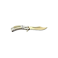 Нож деревянный сувенирный "БАБОЧКА GOLD" Сувенир-Декор BAL-G игрушечное оружие из дерева для детей игрушечное