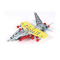 Детский металлический конструктор "Истребитель" 4937TXK 176 деталей развивающий конструктор для детей