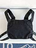Нагрудна сумка 5008 TOYU BAG чорна, фото 3