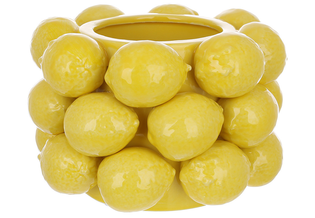 Ваза порцелянова Lemon D21*14см - 2 шт УПАКОВКА ТОВАР ВІД ВИРОБНИКА