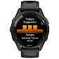 Смарт-годинник Garmin Forerunner 265 Black Bezel and Case with Black/Powder Gray Silicone Band (010-02810-50), фото 5
